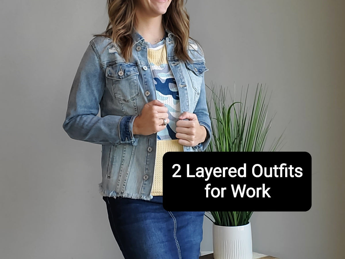 Create 2 Layered Styles to Transition into Early Spring Outfits
