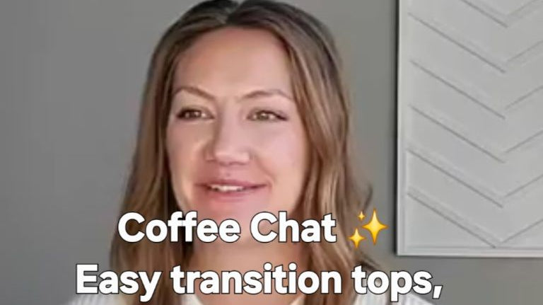 Coffee Chat: Easy Transition Tops, New Sneak Peeks