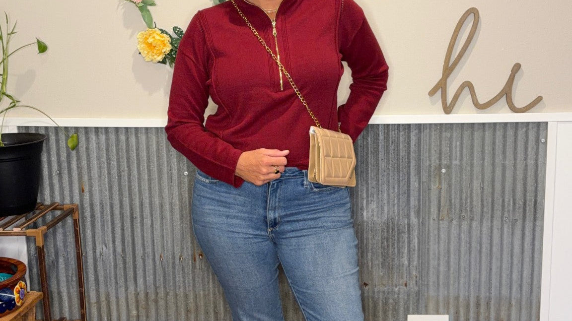 Looks basic.... until you see the details fall sweater