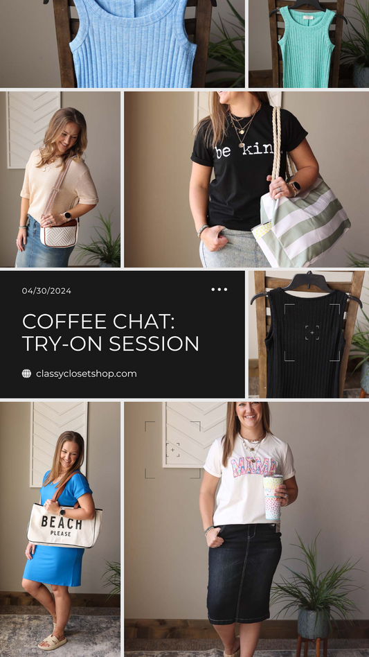 Coffee Chat LIVE: Try-ons, Sneak Peeks, Mother's Day Gifts for Her, Mom Life