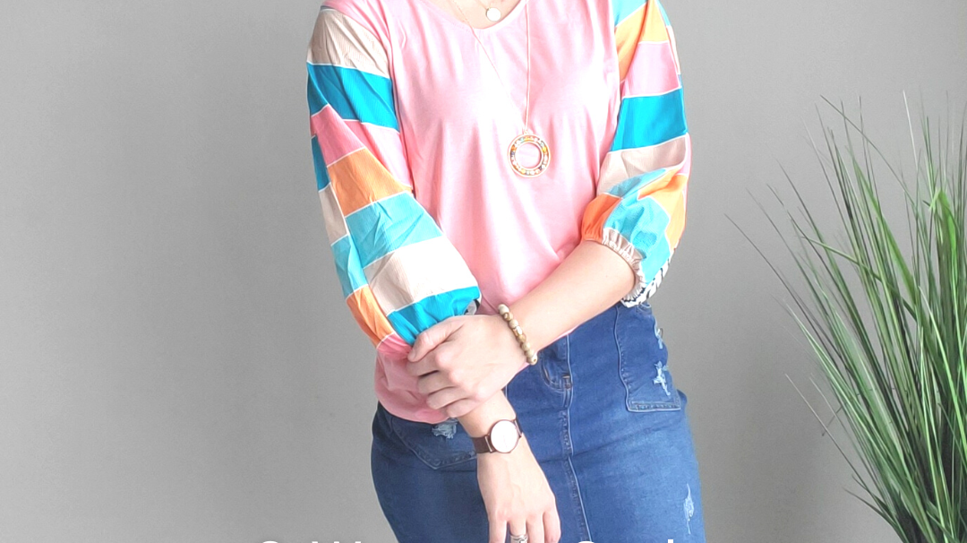 2 Ways to Style: Pink Dolman Top