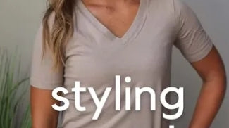 3 Ways to Style a Layering V-Neck Tee into Fall Outfits
