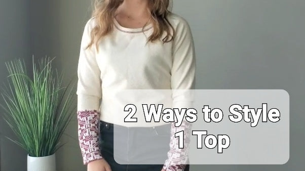 2 Ways to Style 1 Top for Everyday Outfits