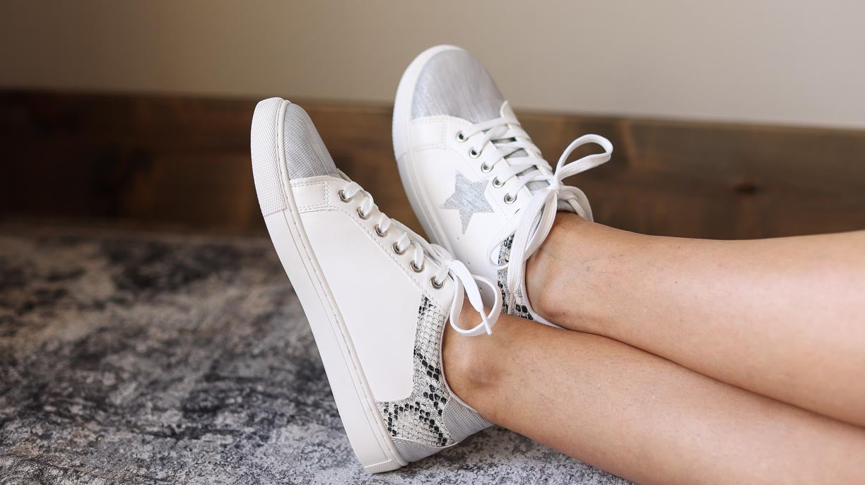 Style Guide: 4 Stylish Ways to Sport Our White Sneakers