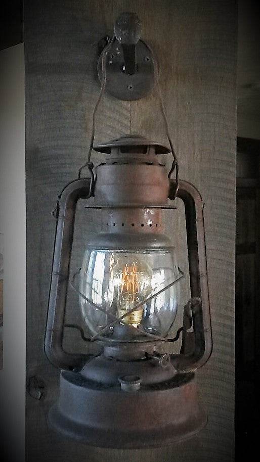 Old Lantern Converted to Electric - Classy Closet Shop