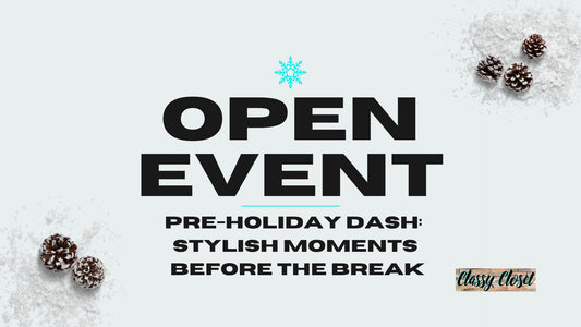 Pre-Holiday Dash Open Shopping Event โจ๐