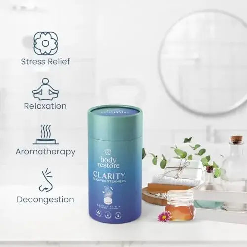 Body Restore Shower Steamer Aromatherapy Citrus Tube Pack of 6