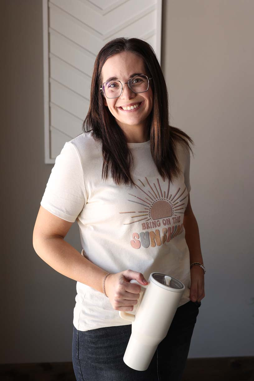 Natural "Bring On The Sunshine" Tee