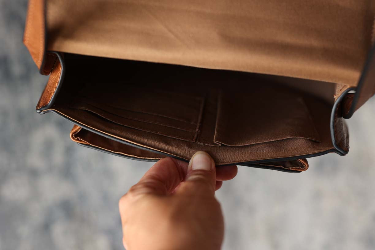 Chestnut Flap Magnetic Buckle Shoulder Bag Purse