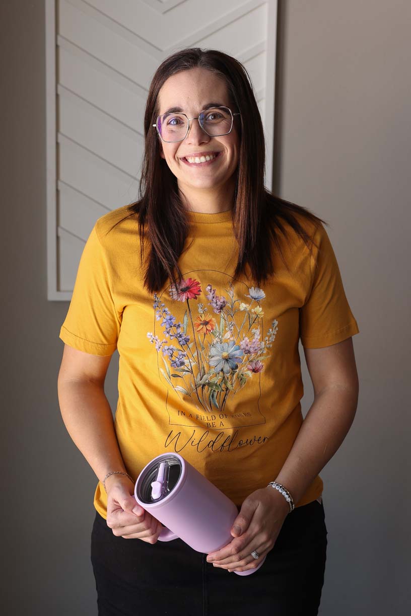 Mustard Wildflower Graphic Tee