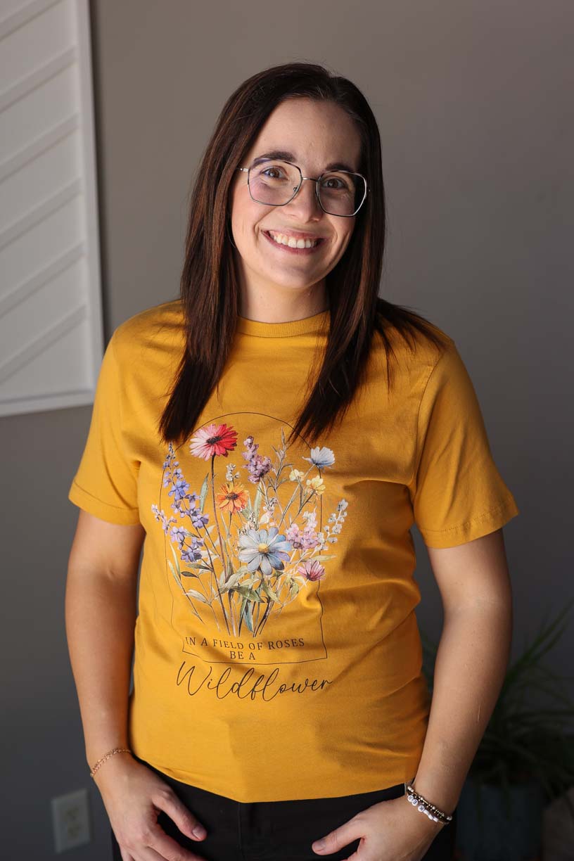 Mustard Wildflower Graphic Tee