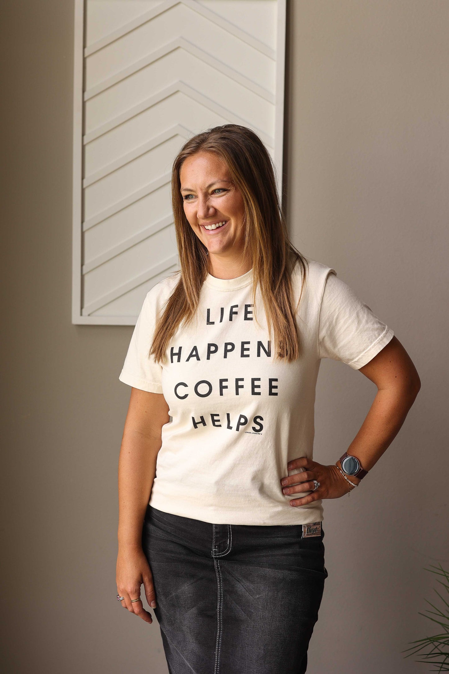 Life Happens, Coffee Helps Graphic Tee