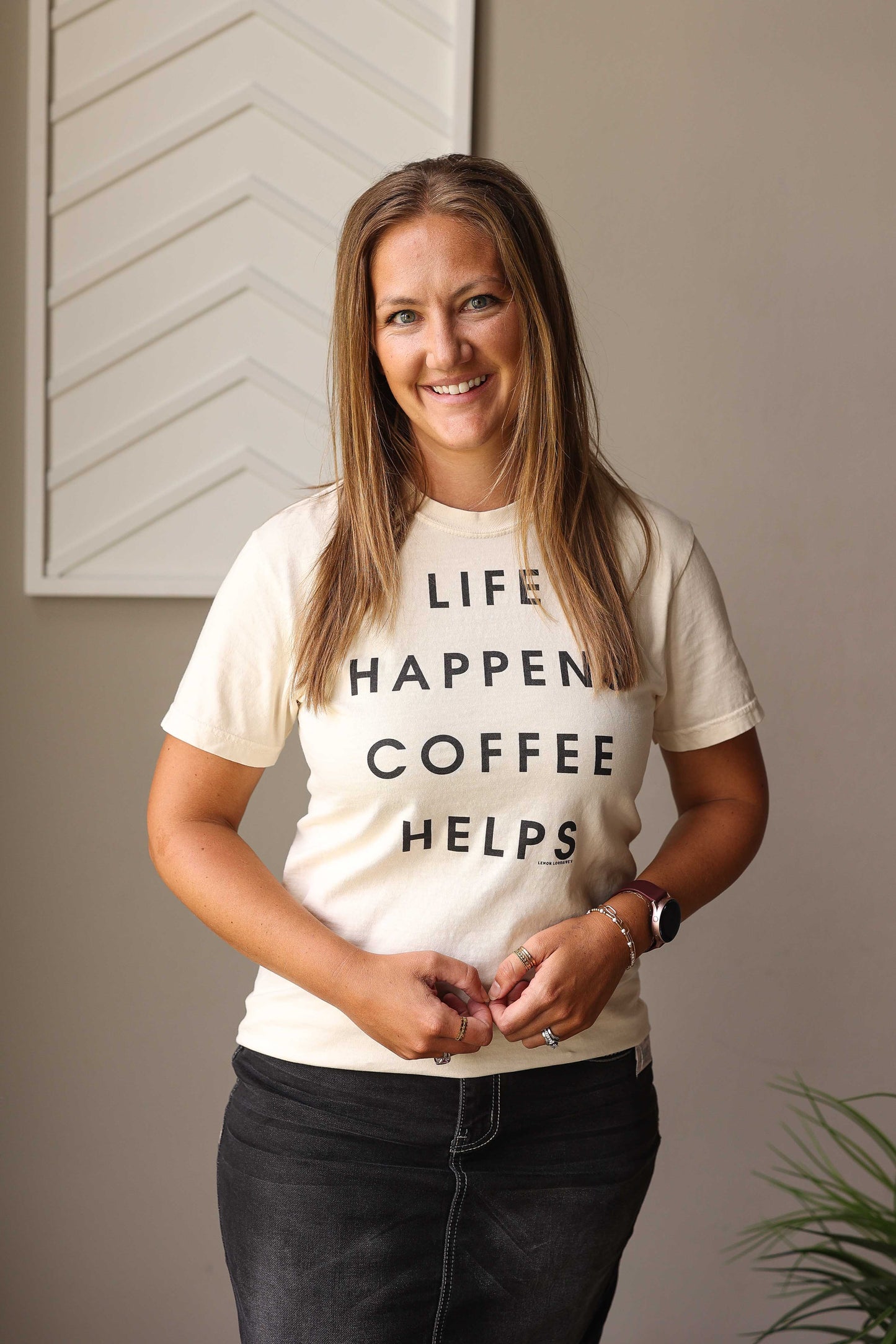 Life Happens, Coffee Helps Graphic Tee
