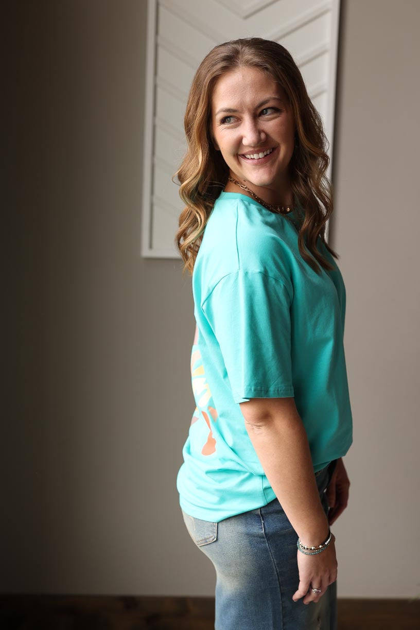 Mint "Sunshine On My Mind" Tee • S-3XL PLUS