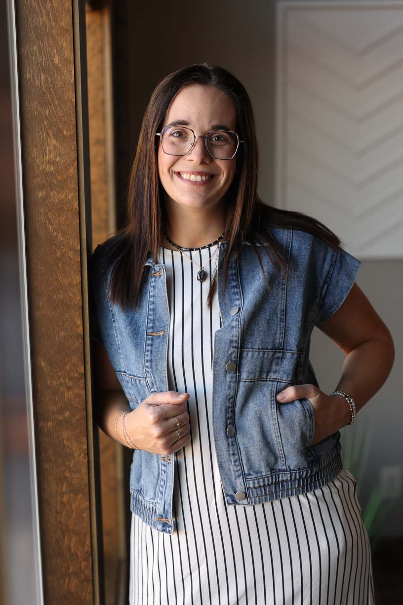 Denim Wash Button Up Vest Jacket, Small