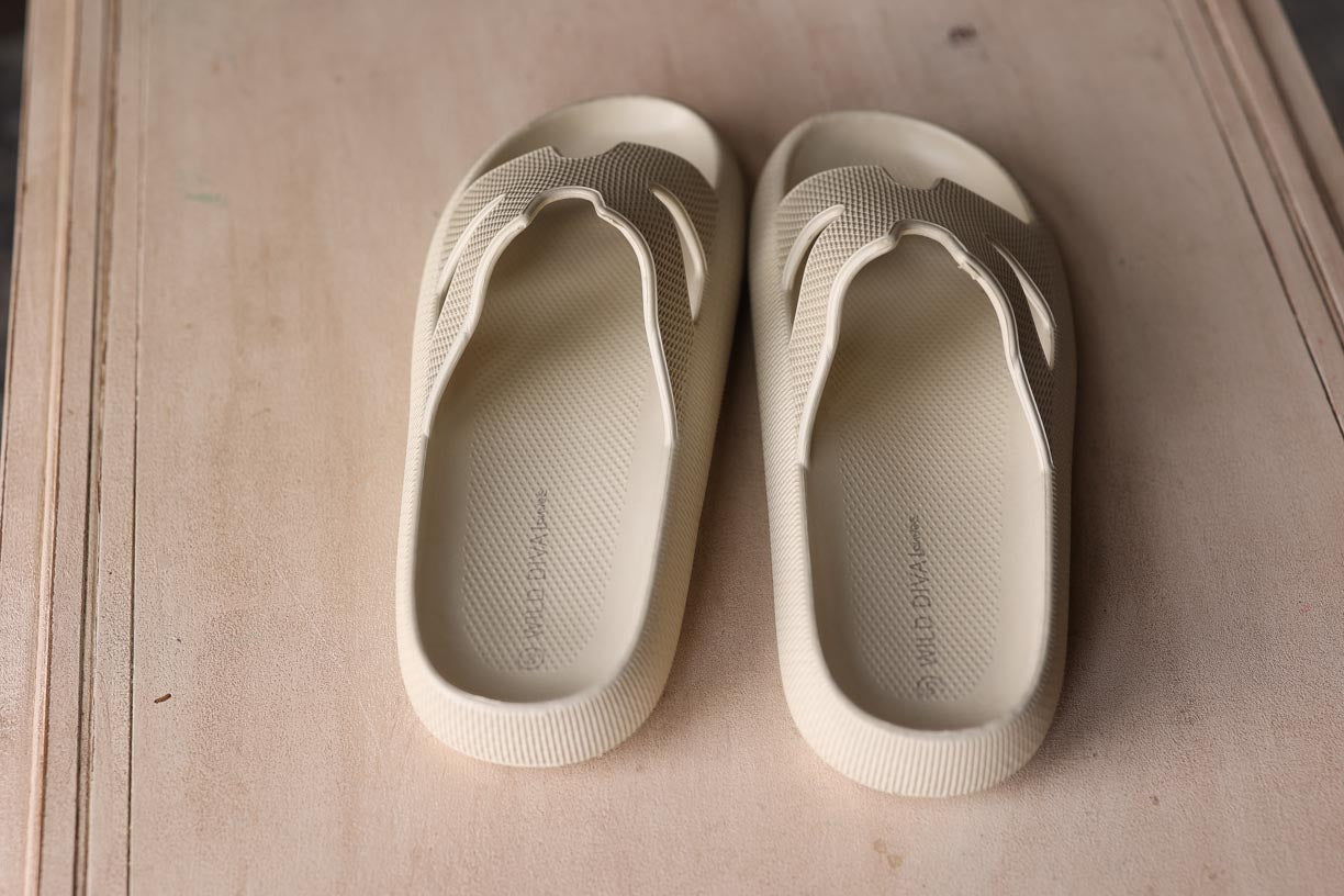 Beige H-Slide Waterproof Beach Sandals • 6-10