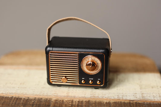 Introducing the Black Mint Retro Mini Wireless Bluetooth Speaker - not only does it deliver great sound, but it also adds a touch of cute retro style to any desk or office space. Enjoy your music with this adorable speaker, or use it as a fun decoration. Cute Casual Women's Clothing at Classy Closet Boutique