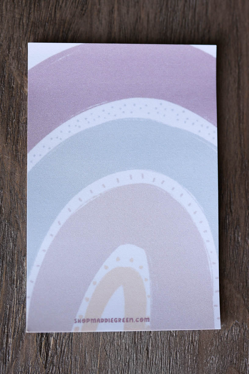 4x6 Rainbow Sticky Notes