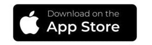Apple App Store download badge on a white background