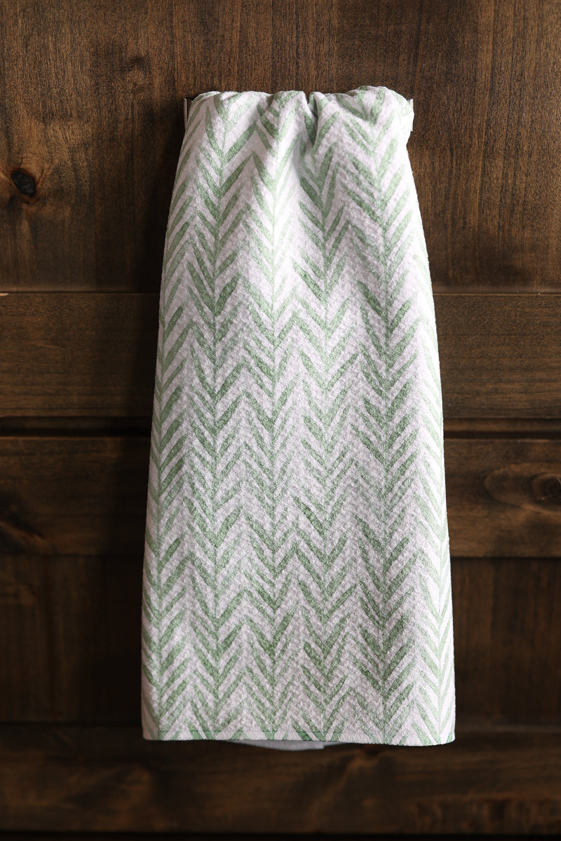 sage white fresh leaves microfiber tea towel for kitchen towels gifts for her, teacher gifts, birthday gifts,