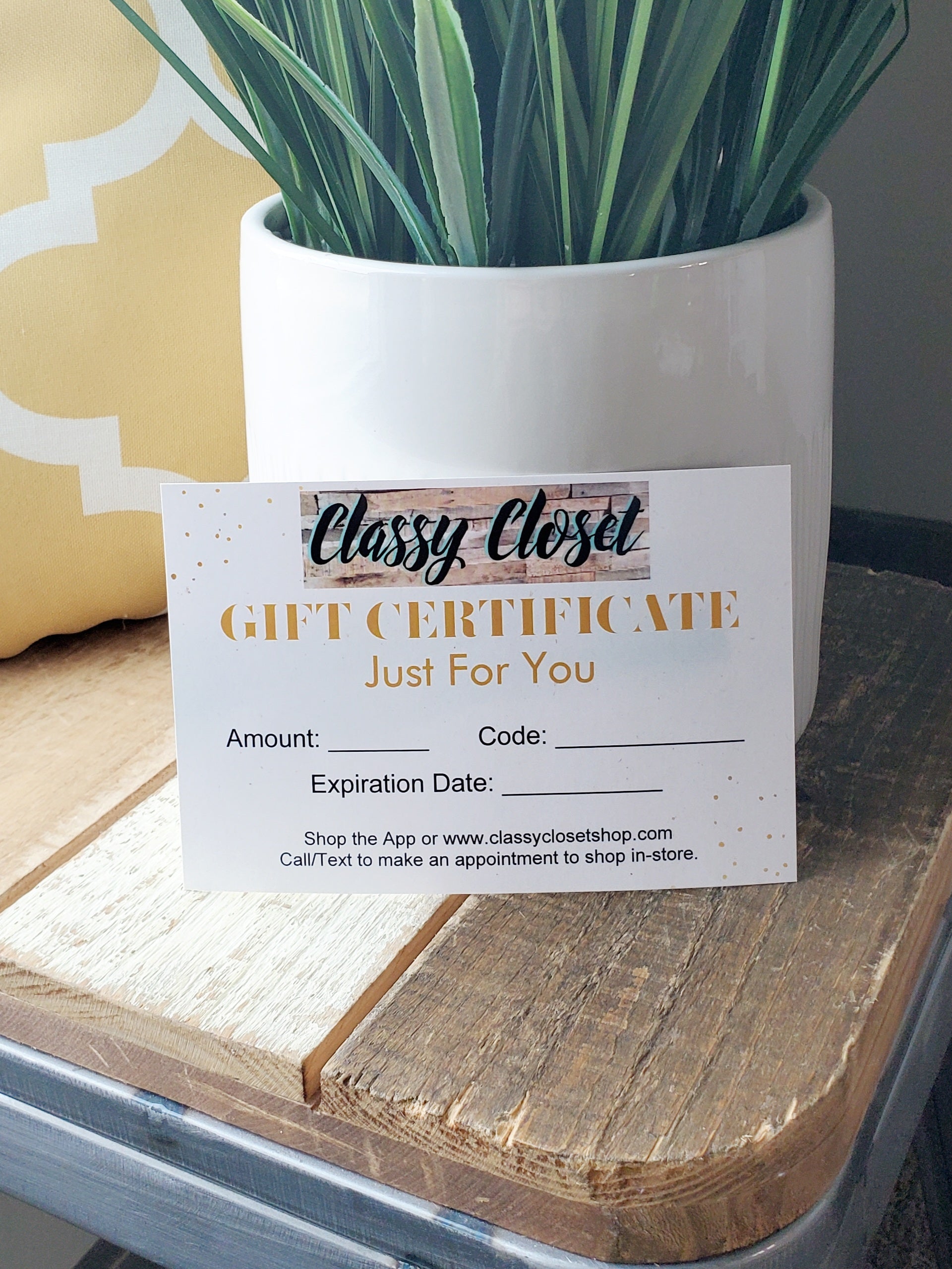 Closet Chic Gift Card – Shop Closet Chic Boutique