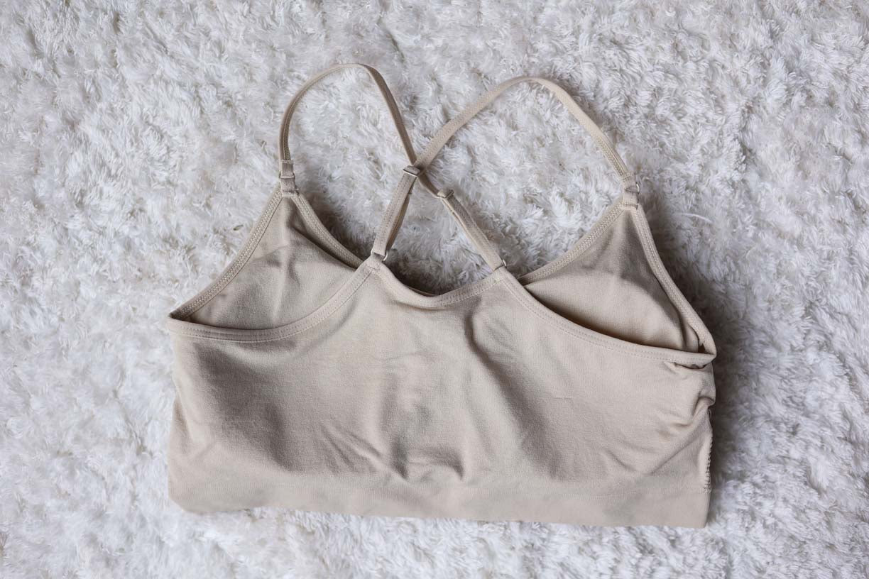 TAUPE SCOOP NECK BRALETTE WITH ADJUSTABLE STRAPS CLASSY CLOSET ONLINE BOUTIQUE NEAR ME FOR WOMEN'S MODEST FEMININE FASHION