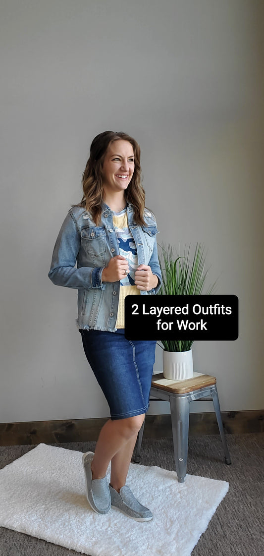 Create 2 Layered Styles to Transition into Early Spring Outfits