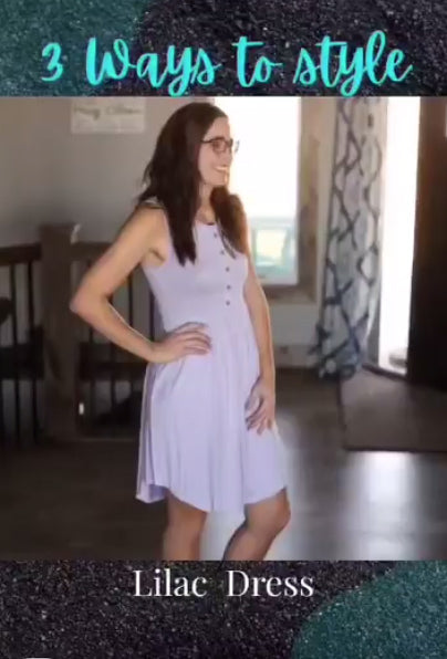 How To Style Lilac Spring Dress 3 Different Ways