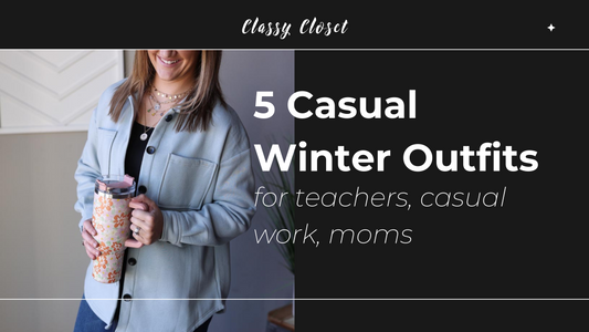 5 Simple Winter Outfits for Trendy and Modest Moms at Work