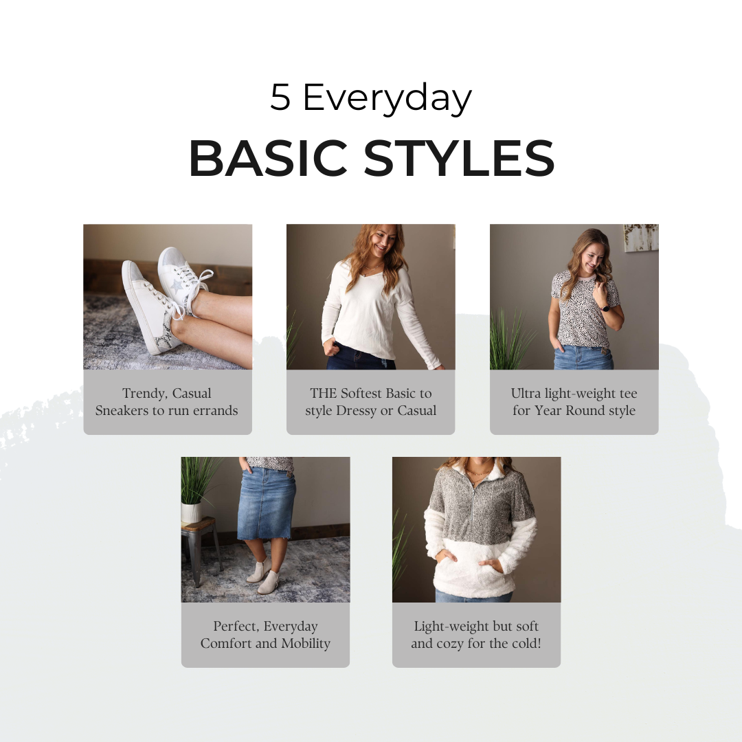 5 Everyday Basic Styles – Classy Closet Shop