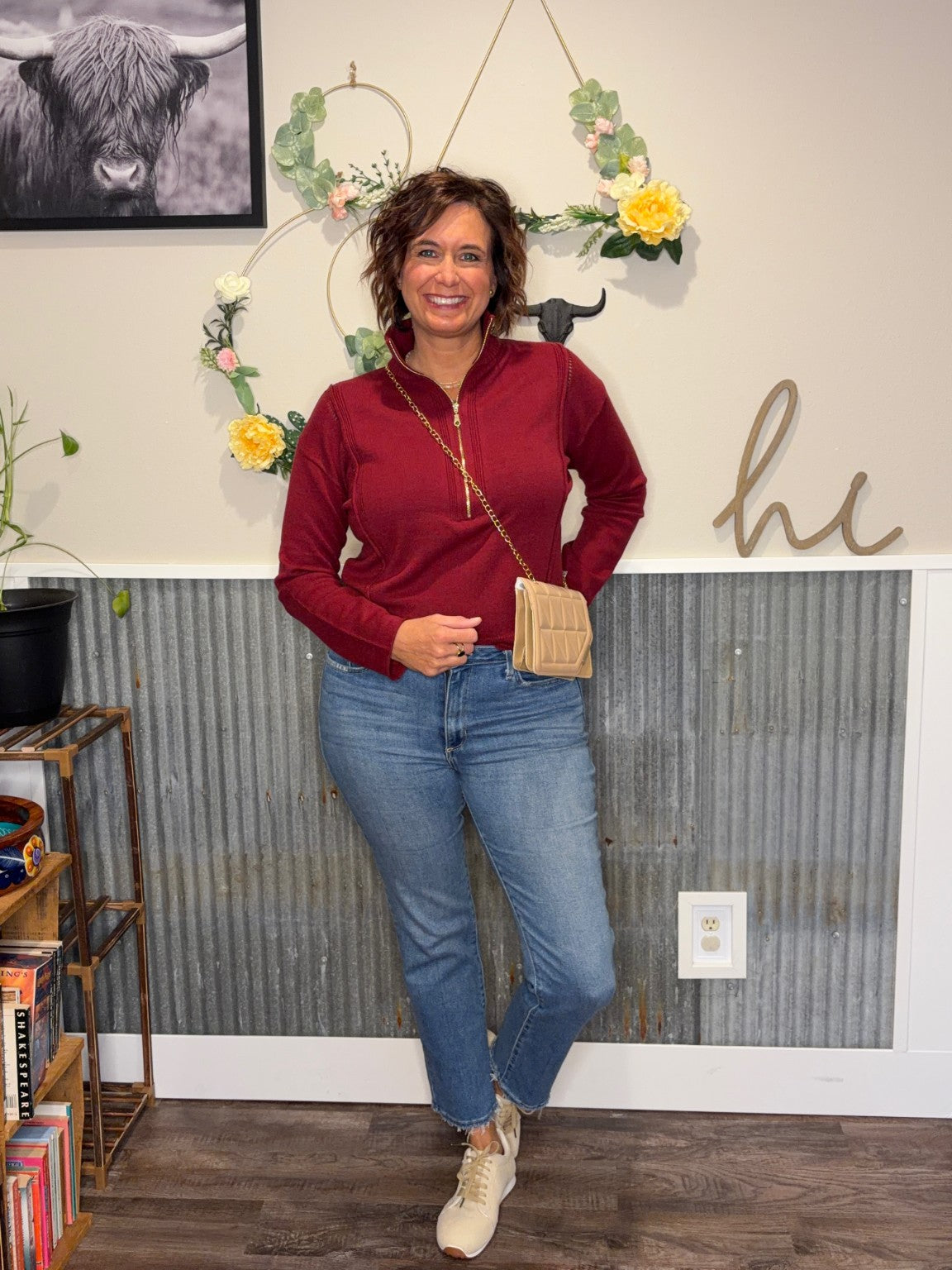 Looks basic.... until you see the details fall sweater