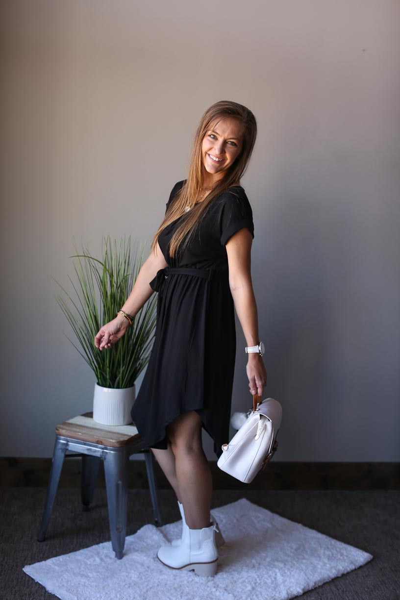 4 Ways to Style a Black Midi Dress for Summer Outfits