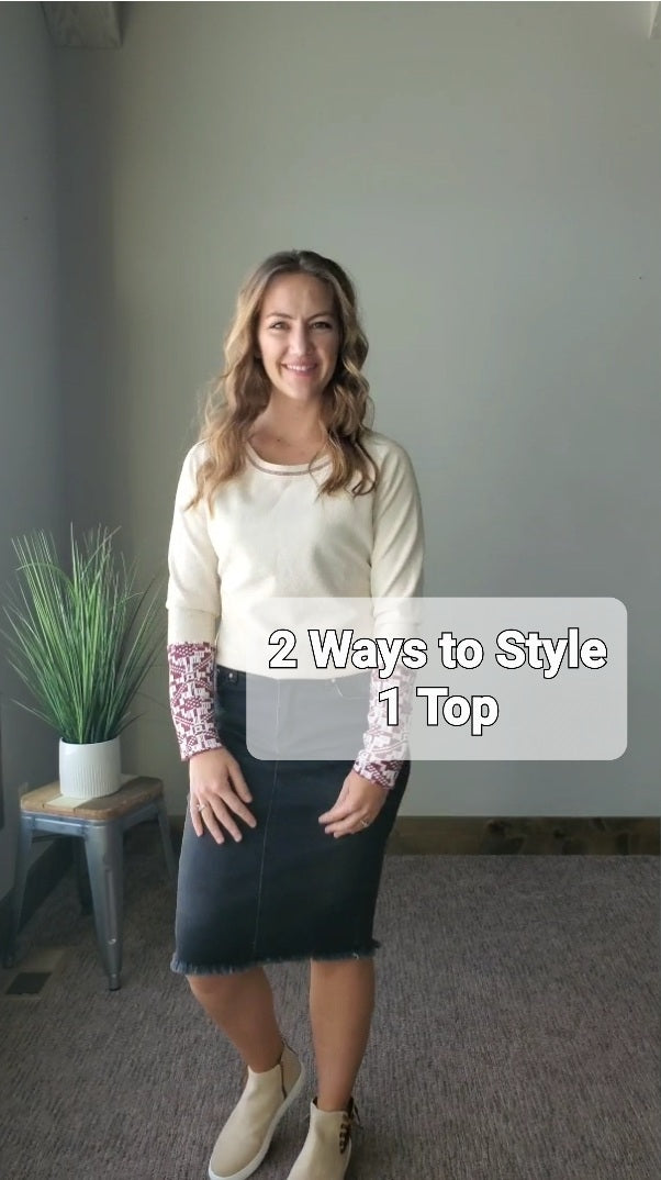 2 Ways to Style 1 Top for Everyday Outfits