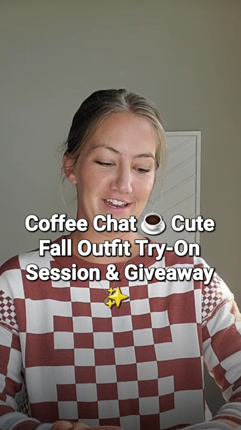 Fall Try-On Coffee Chat: Cozy, Fall Outfits