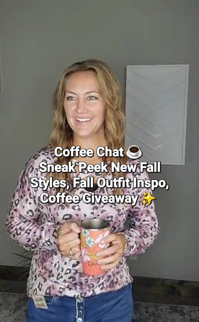 Coffee Chat ☕️ New Fall Outfit Sneak Peeks, Try-On Fall Outfit Inspo, Coffee Giveaway ✨️