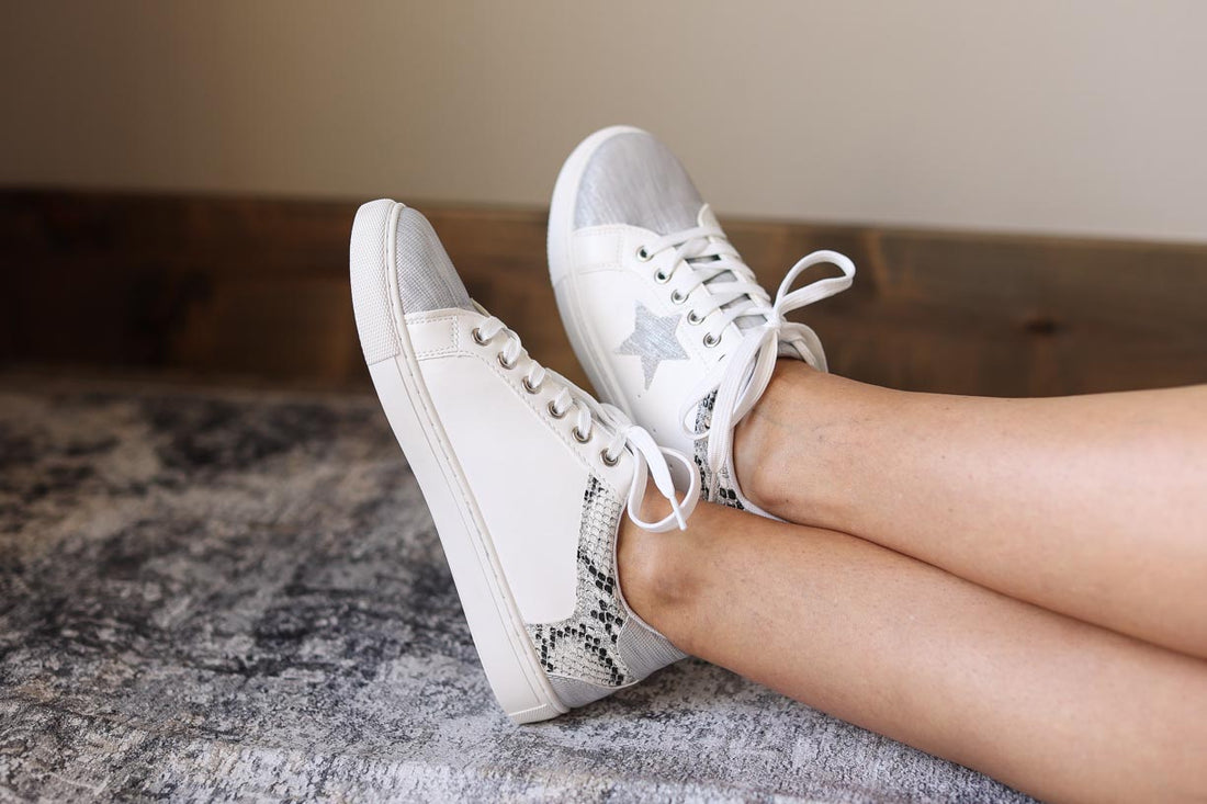 Style Guide: 4 Stylish Ways to Sport Our White Sneakers
