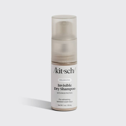 Kitsch invisible dry shampoo bottle on a white background