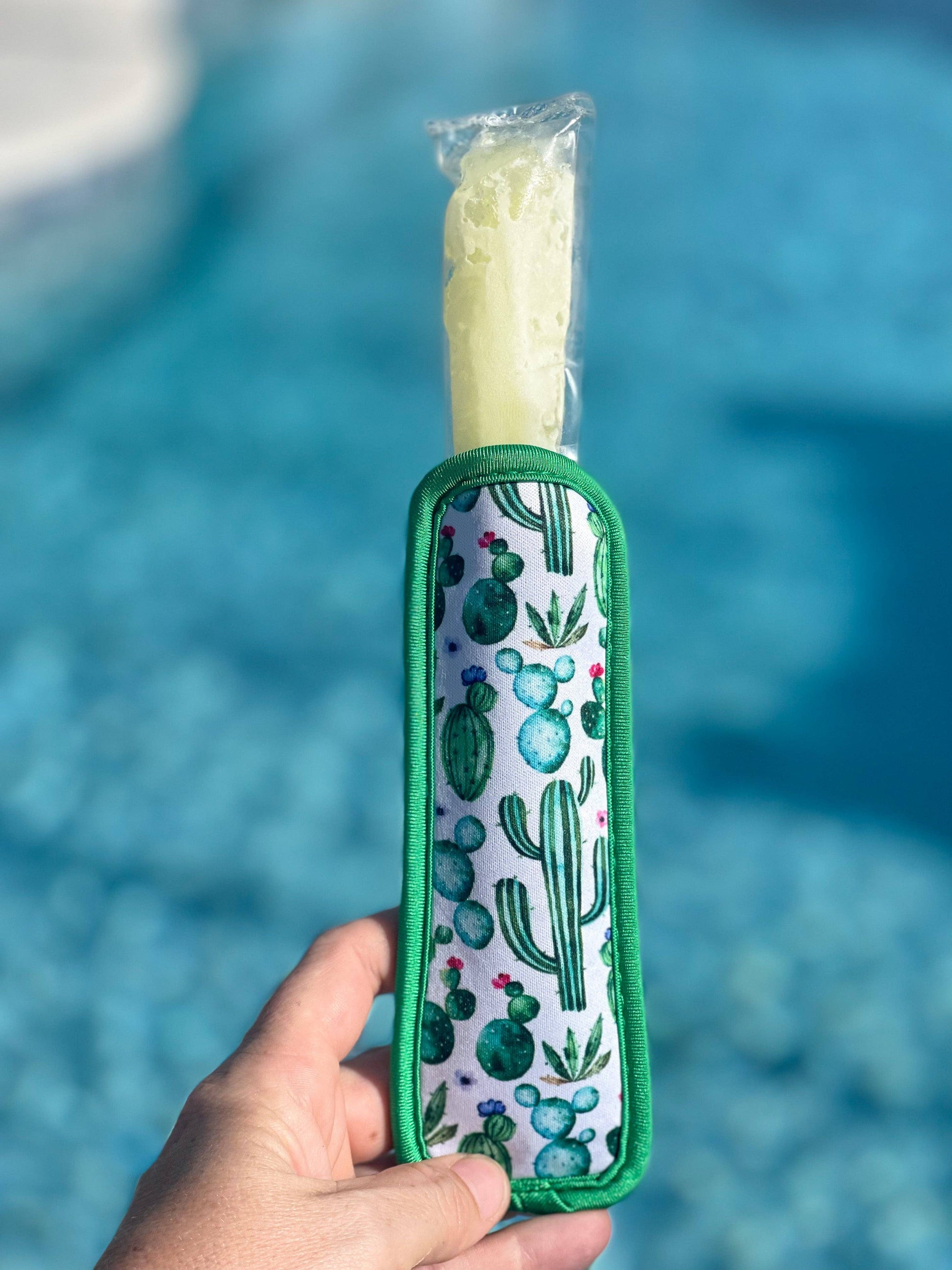 cactus The perfect little popsicle holder!&nbsp; -Neoprene Insulated&nbsp; -Measures approximately 7" x 2 1/4"&nbsp;