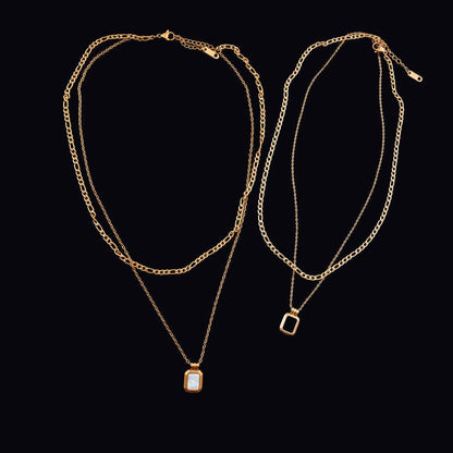 Megan Necklace in White