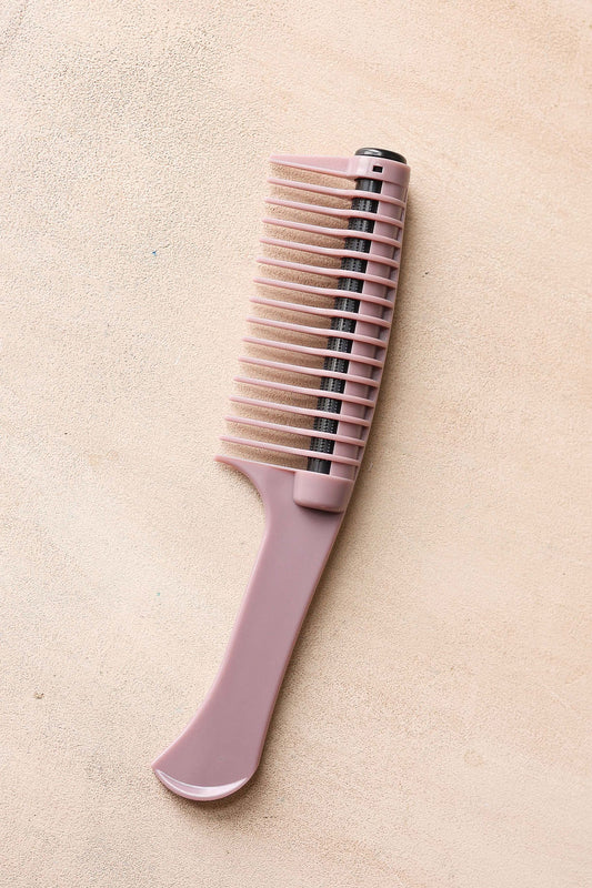 Finger Comb with Roller, BLACK