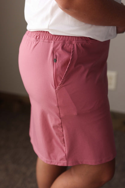 Soft Magenta Active Skort