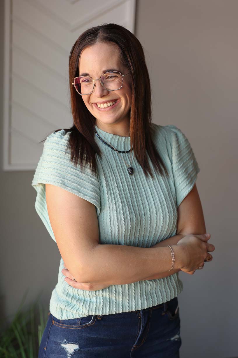 Sage Textured Flutter Sleeve Top