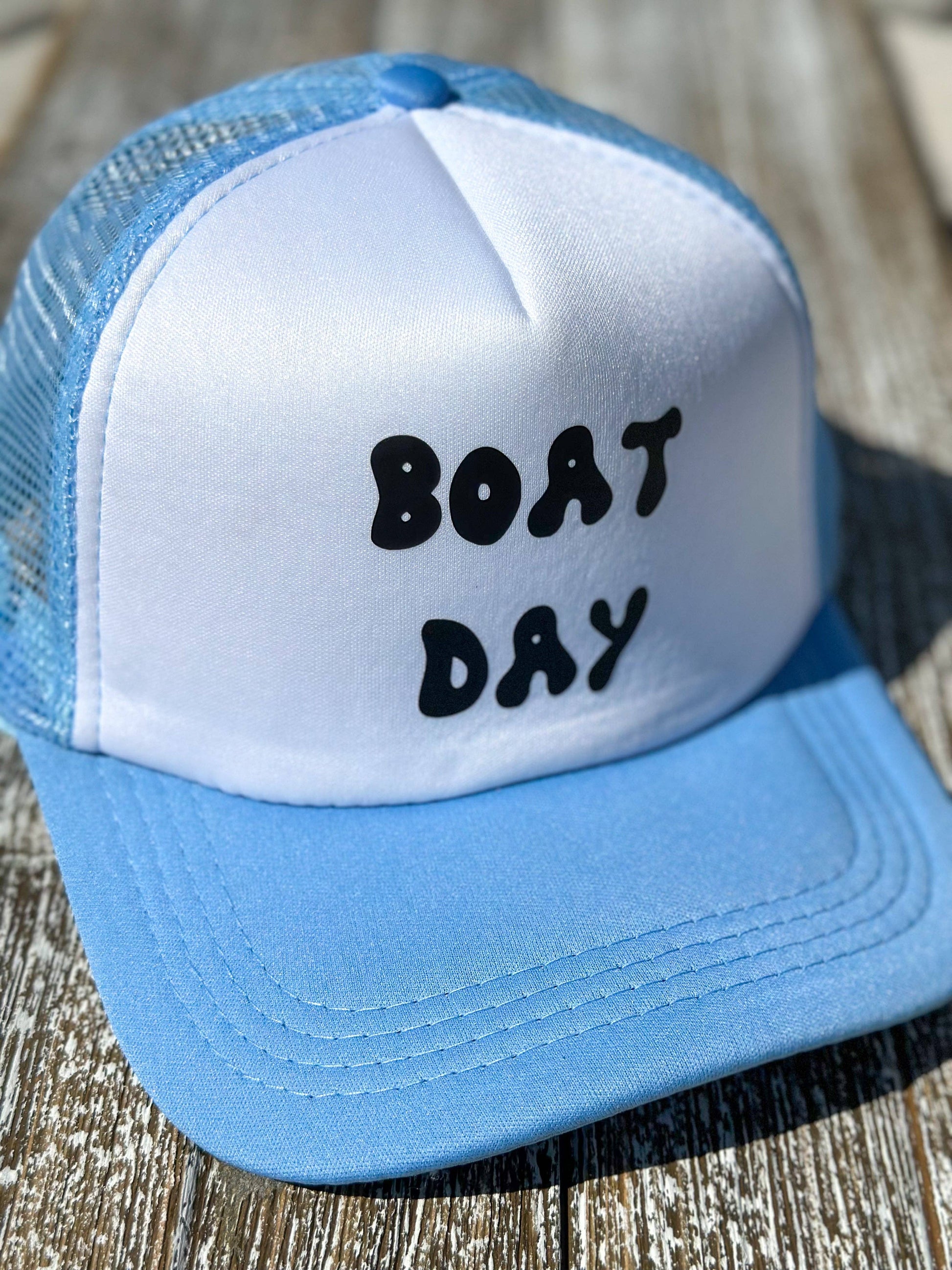boat day foam trucker hat for women