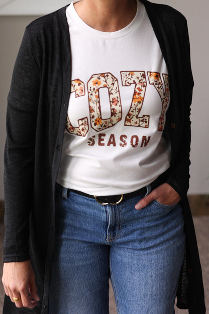 Black Button Cardigan