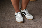 black white gum sole sneaker for everyday comfort mom outfits