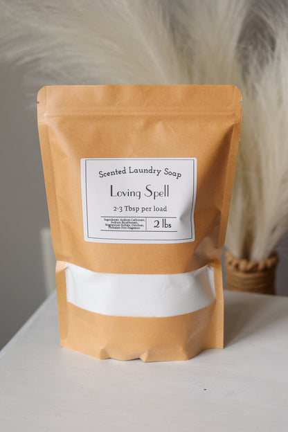 Concentrated Laundry Detergent Powder – Handmade in USA (2lb Bag): Multiple Scents