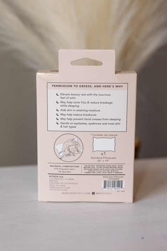 Satin Pillowcase - Champagne