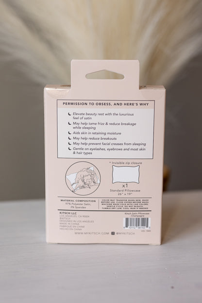 Satin Pillowcase - Champagne