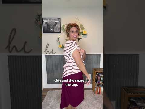 Classic Cream and Red Striped Short Sleeve Henley Top