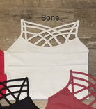 Criss Cross Bone Seamless Long Boutique Tank Tops Classy Closet Shop
